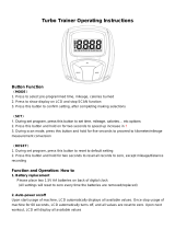 Star Trac Turbo Trainer Owner's manual