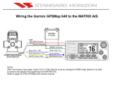 Standard Horizon Wiring Garmin GPSMap 640 Owner's manual