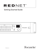 Focusrite Pro RedNet D16 AES Quick start guide