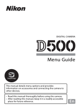 Nikon D5 Professional Owner's manual