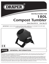 Draper Compost Tumbler Operating instructions