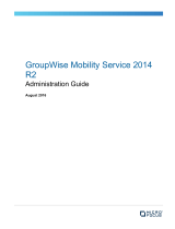 Novell GroupWise Mobility 2014 R2 Operating instructions