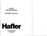 Hafler SE-100 Preamplifier User manual