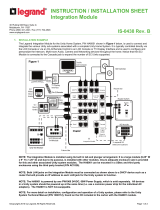 Legrand IS-HA6001_REV.B Installation guide