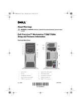 Dell Precision T7500 Quick start guide