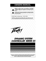 Peavey Dynamic System Controller Series 23 Owner's manual