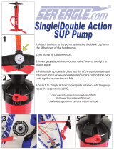 Sea Eagle Red SUP Pump Operating instructions