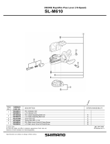 Shimano SL-M610 Exploded View
