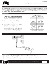 PAC LCGM51 Operating instructions