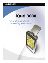 Garmin iQue 3600 User manual