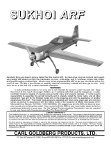 Carl Goldberg Sukhoi 1.20 ARF Owner's manual