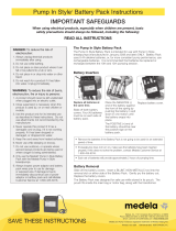 Medela Pump In Style Battery Pack User manual