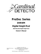 Detecto DHRWM Owner's manual