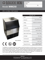 Maxx Ice MIM250 Dimensions Guide