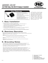 PAC LD-10 User manual