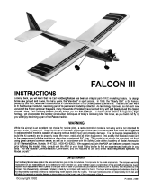 Carl Goldberg Falcon III 40 Kit Owner's manual