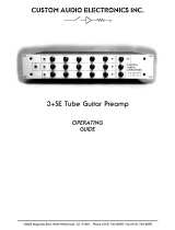 Custom Audio Electronics 3+SE Tube Preamp User manual