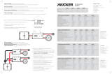 Kicker 2016 CS Components Owner's manual