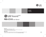 LG PBS-C510.AGEUBK Owner's manual