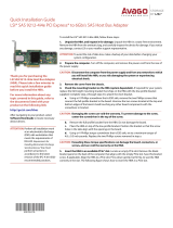 LSI LSI SAS 9212-4i4e PCI Express to 6Gb/s SAS Host Bus Adapter User guide