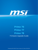 MSI Primo 78 User guide