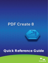 Nuance PDF Create 8.0 User manual