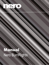 Nero BurnRights User manual