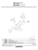 Shimano FD-T781 Exploded View