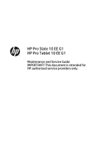 HP Pro Tablet Series Pro Tablet 10 EE G1 Healthcare User guide