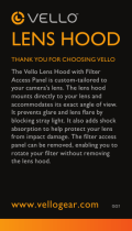 Vello LHO-LH66F User manual
