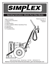 SimplexElectric Pow'r-Riser Models - 54119 C