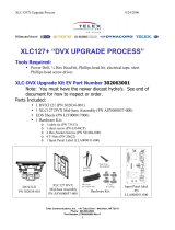 Electro-Voice XLC127+ DVX Upgrade Process Owner's manual