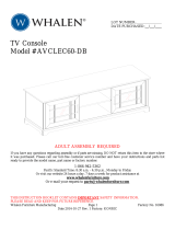 Whalen TV Console User manual
