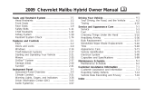 Chevrolet 2009 Malibu Owner's manual