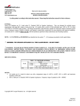 Wheelock E50 Installation guide