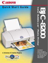 Canon BJC-8200 Owner's manual