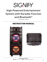Signify High Powered Entertainment System Owner's manual