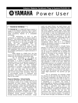 Yamaha PLG150VL User guide
