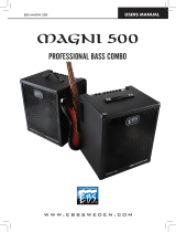 EBS Magni 500 Bass Combos User manual