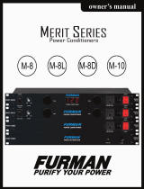 Furman M-8D Owner's manual