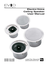 Electro-Voice Ceiling Speaker User manual