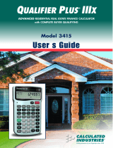 Calculated Industries 3415-CD User manual