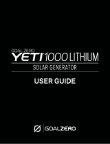 Goal Zero Yeti 1000 Lithium User manual
