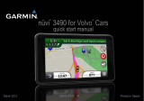 Garmin nuvi 3490,GPS,MPC,Volvo Quick start guide