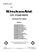 KitchenAid 5KSM150PSETG0 Template