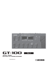 Boss GT-100 Owner's manual
