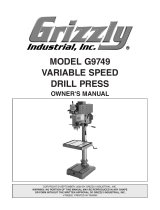 Grizzly G9749 User manual