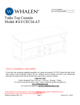 Whalen AVCEC54-AT User manual