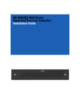 Zebra NX-9600/NX-9610 Installation guide
