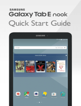 Samsung Galaxy Tab E Galaxy Tab E NOOK Quick start guide